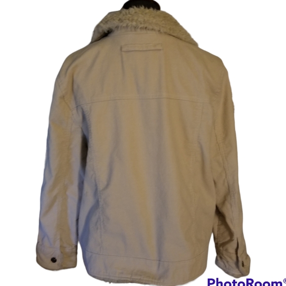 Vintage super boho fairycore raw edge fringed corduroy light jacket sz 1X - Picture 8 of 11